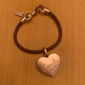 Coach Jewelry - New Without Tags Coach NY Leather Locket Bracelet Coach Jewelry - New Without Tags Coach NY Leather Locket Bracelet